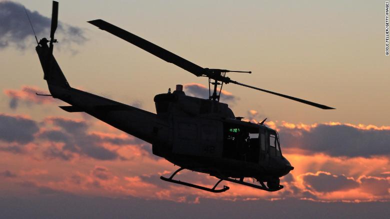 an-air-force-helicopter-was-fired-upon-from-the-ground-while-flying-over-virginia-usa