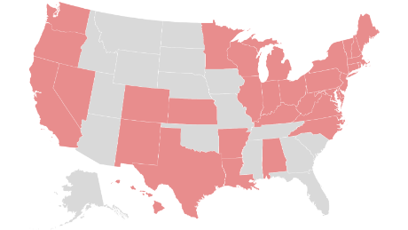 Estos son los estados donde las personas deben usar máscaras en público