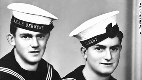 Edward &quot;Teddy&quot; Sheean, right, was an ordinary seaman serving on HMAS Armidale whose death during a Japanese aerial attack on his ship has become a well-known episode in Australian Second World War lore.
