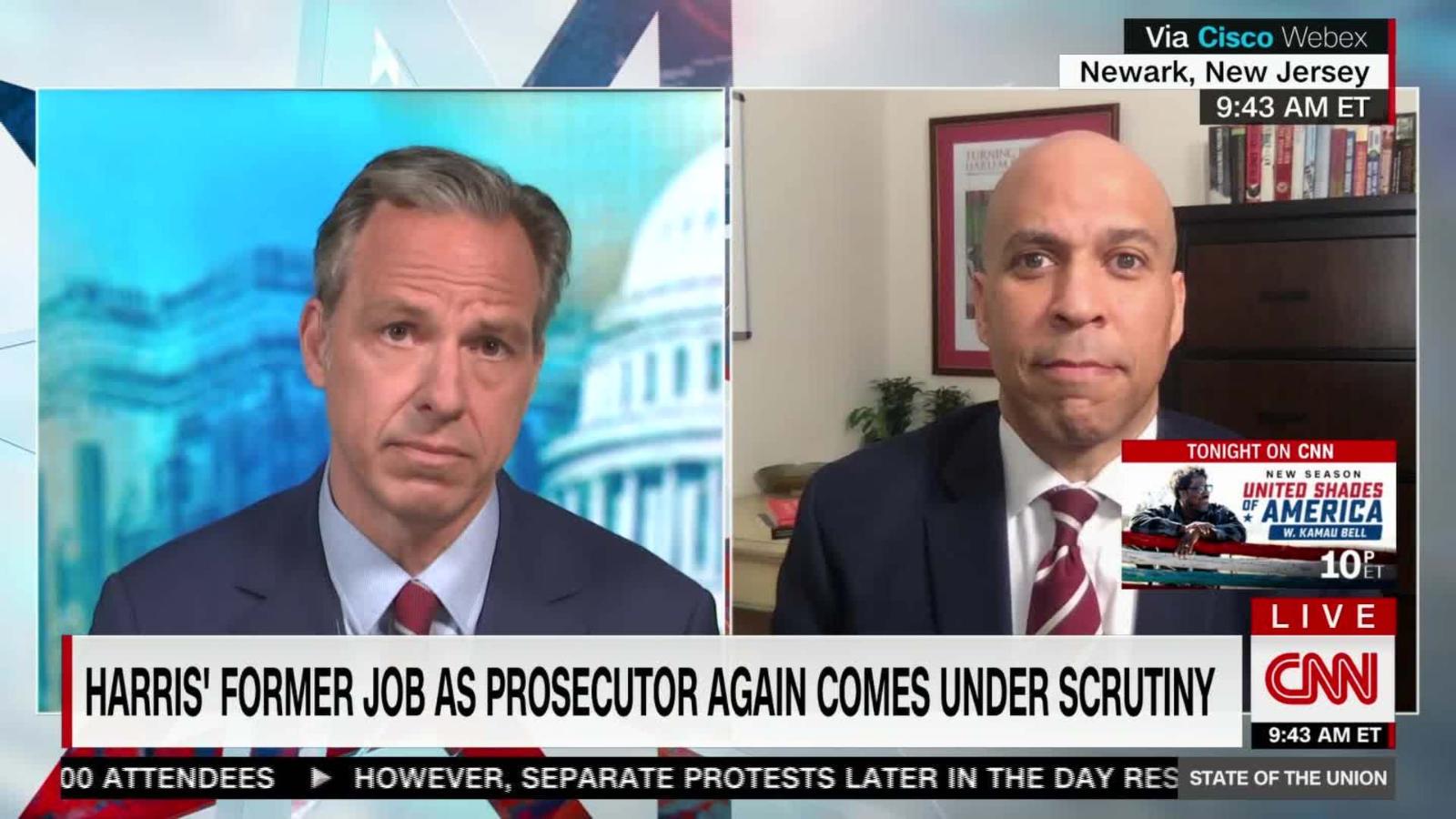 Booker On Biden Harris And Criminal Justice Cnn Video