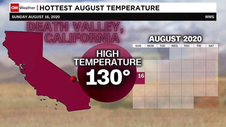 Death Valley has hottest temperature on Earth