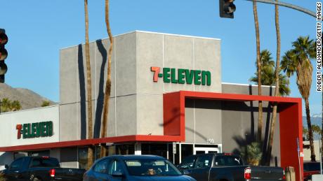 PALM SPRINGS, CALIFORNIA - FEBRUARY 27, 2019: A 7-Eleven convenience store in Palm Springs, California. (Photo by Robert Alexander/Getty Images)