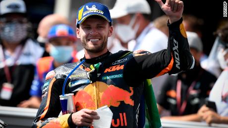 Brad Binder says he doesn't like thinking about how much damage the crash could have caused. 