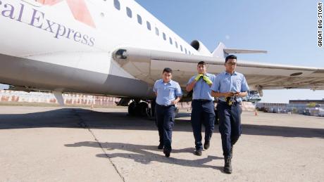 At the Aviation Career and Technical High School, students literally have to earn their wings. 