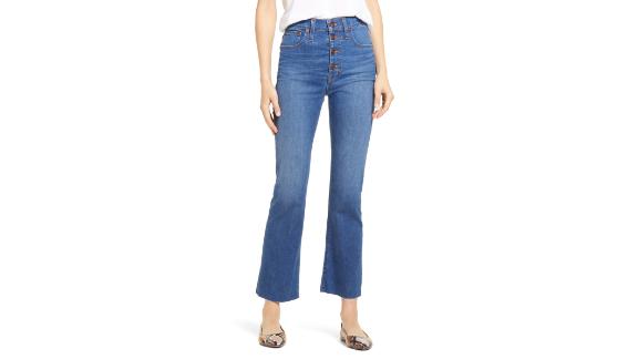 Madewell Cali High Waist Demi Boot Jeans