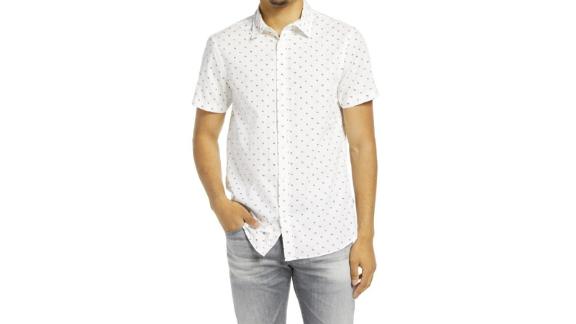 Scotch & Soda Classic Fit Short-Sleeve Button-Up Shirt