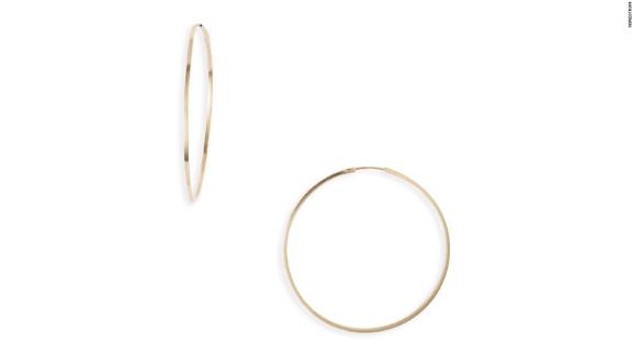 Bony Levy Essentials 14K Gold Thin Hoop Earrings