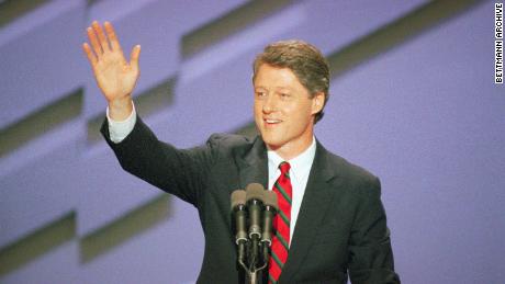 Clinton at the Democratic National Convention, July 20, 1988.