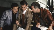 Joe Pesci, Ray Liotta and Robert De Niro in Goodfellas.