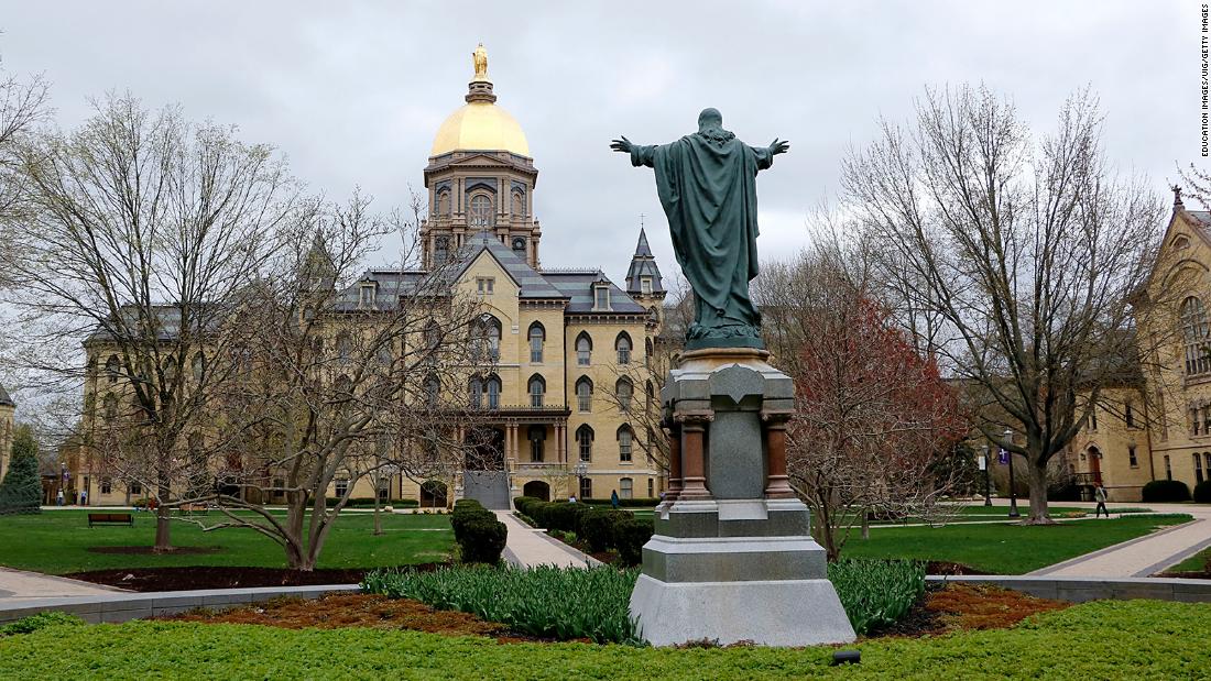 Notre Dame responds to student newspaper's plea regarding Covid-19 - CNN