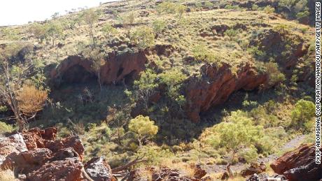 The Juukan Gorge in Western Australia.