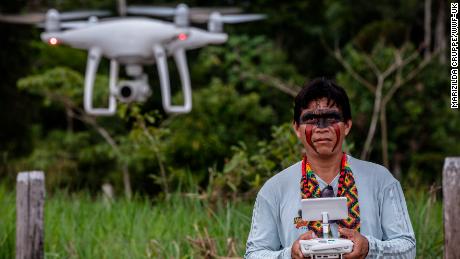 Amazon tribes are using drones to track deforestation in the Brazilian rainforest