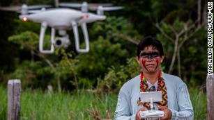 Amazon tribes are using drones to track deforestation in the Brazilian rainforest