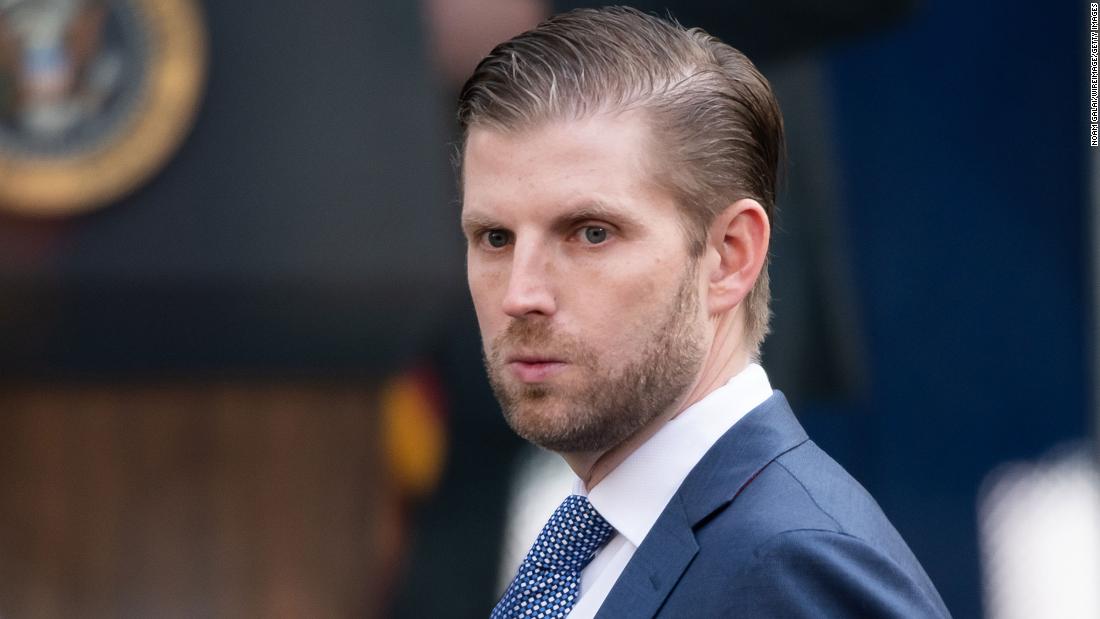 Eric Trump New York AG seeks to depose President's son in