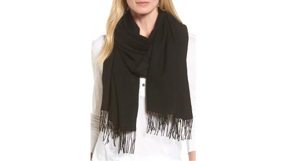 Tissue Weight Wool & Cashmere Scarf 