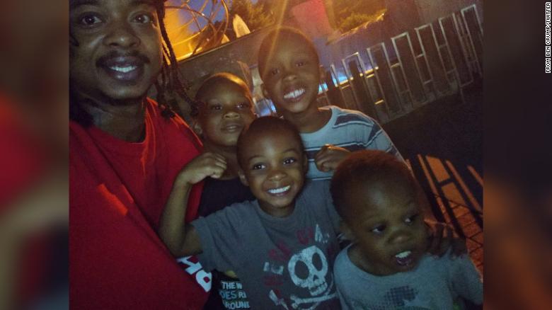 Jacob Blake poses with his sons, according to his attorney.
