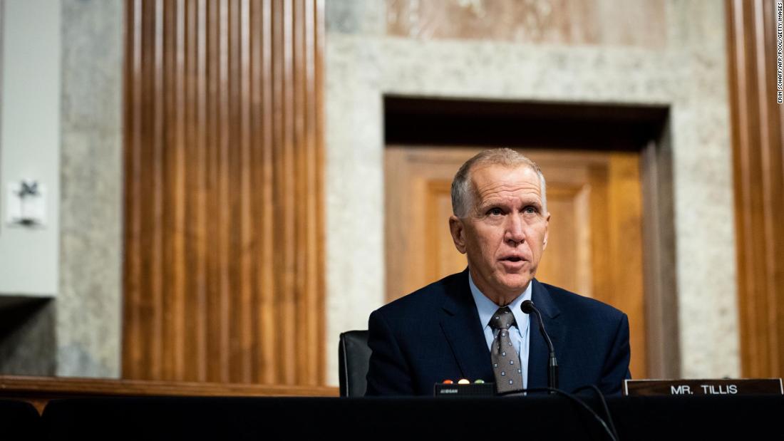 North Carolina Republican Sen Thom Tillis Announces He Has Prostate