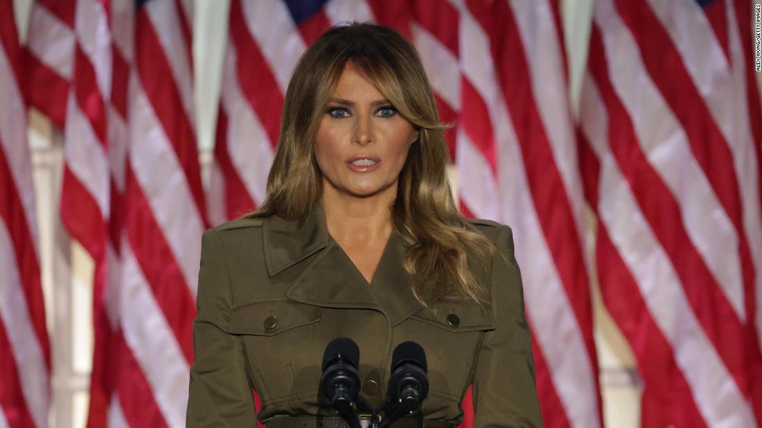 Melania Trump recognizes the pandemic's painful toll as her husband's ...