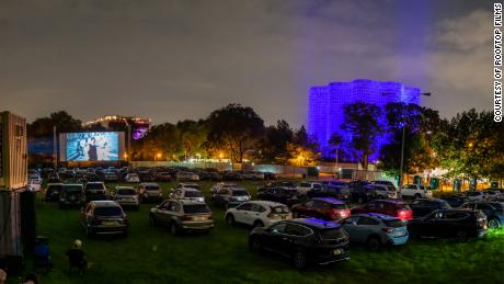 Rooftop Films helped create the Queens Drive-In in Corona Park, Queens. 