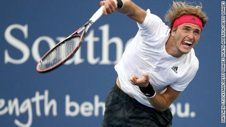 Alexander Zverev has been warming up for the US Open by playing at the Western &amp; Southern Open.