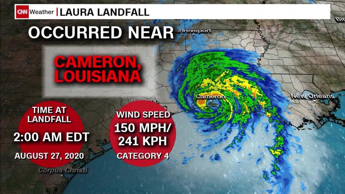 Tropical Update Hurricane Laura Officially Makes Landfall Cnn Video 6085