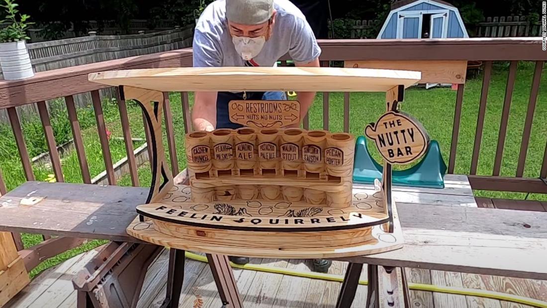 Ohio Man Built Backyard Squirrel Bar With Seven Varieties Of Nuts On Tap Cnn Travel