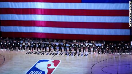 The NBA took a stand against police violence. But a second message quickly became clear