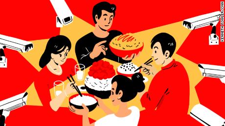 V totalitnej Číne je nezávislé stravovanie obľúbenou činnosťou.  Teraz chce kampaň za plytvanie potravinami kontrolovať aj potraviny