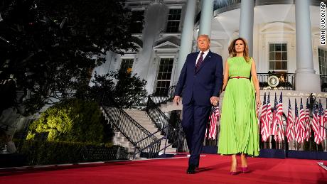 melania last night dress