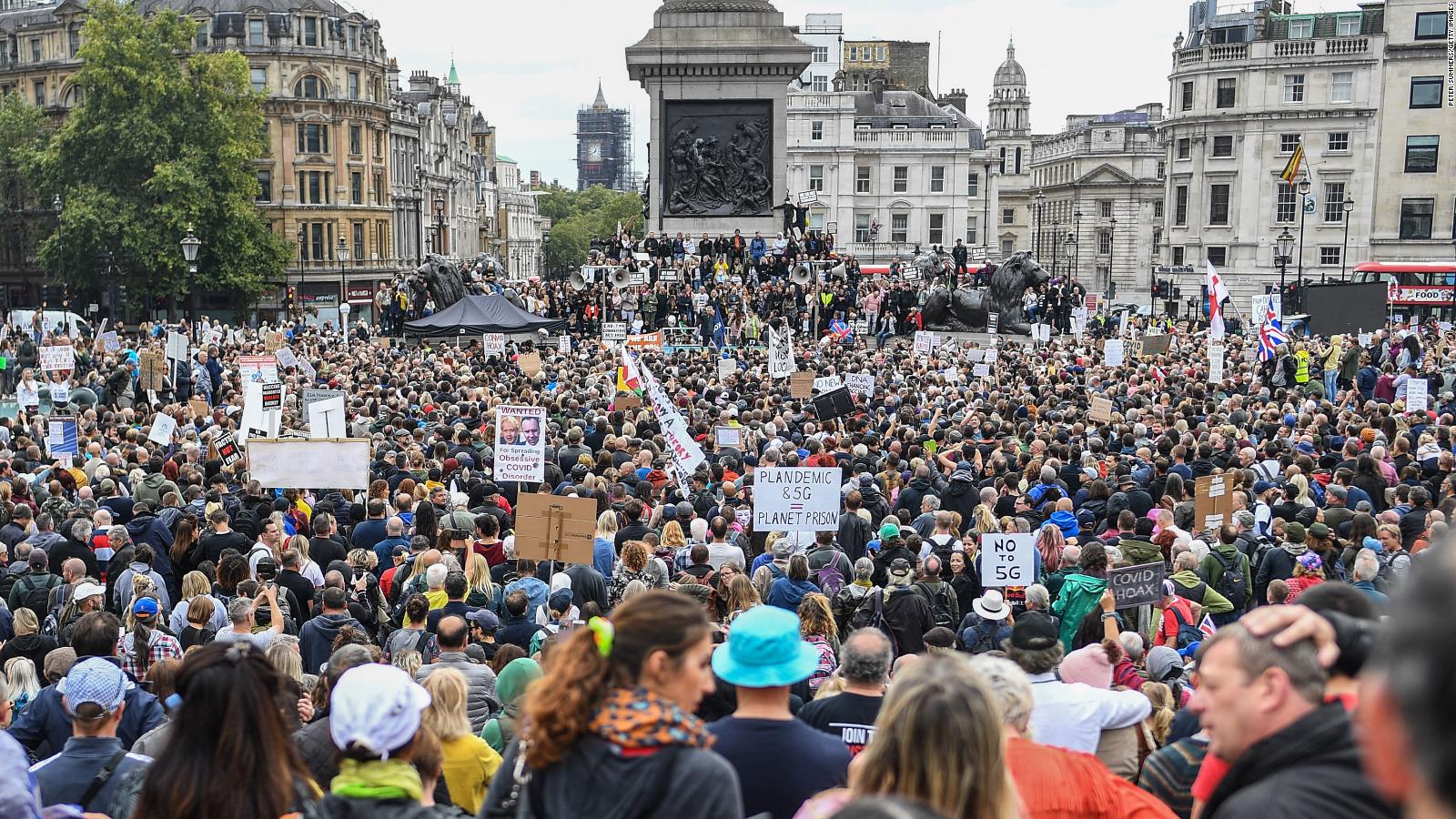 london lockdown protest today