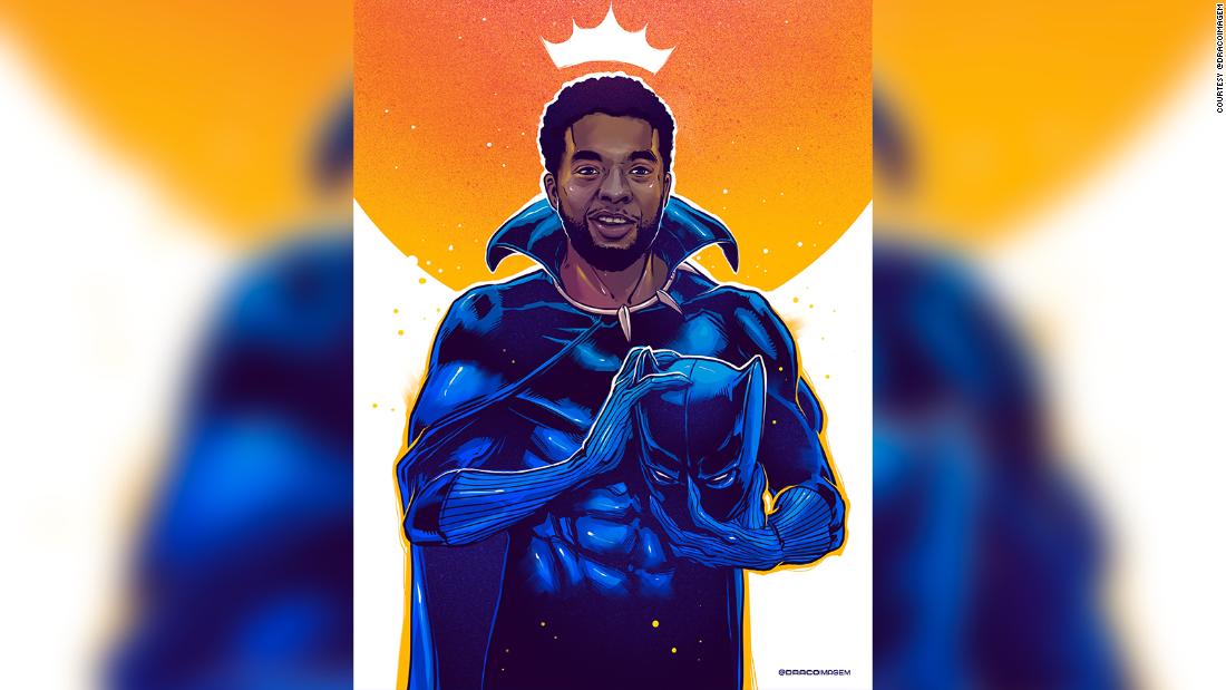 Brazilian artist aims to inspire neglected youth with 'Black Panther' posters - CNN