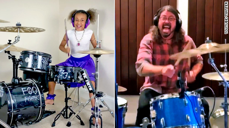 10-year-old challenges Dave Grohl to drum battle