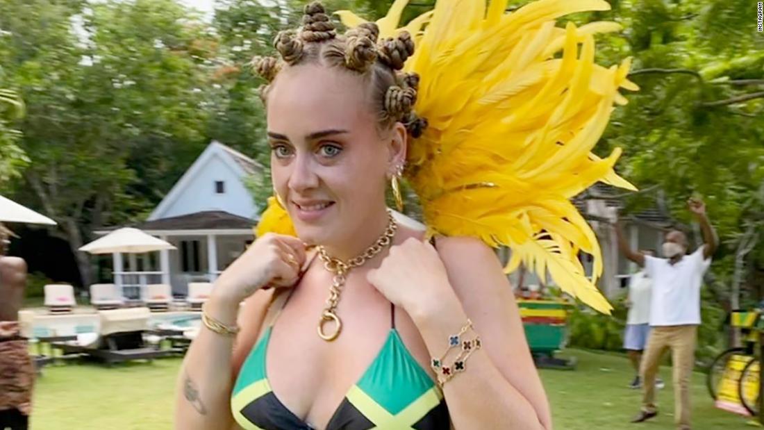 Here's why Adele was wearing Bantu knots, a Jamaican flag bikini top and other carnival wear - CNN