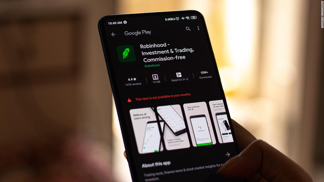 Robinhood, Vanguard and E-Trade report glitches on huge trading day - CNN