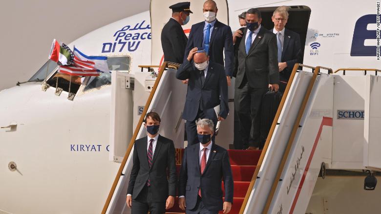 Israel and UAE flight: First Israeli commercial plane journey between  countries - CNN