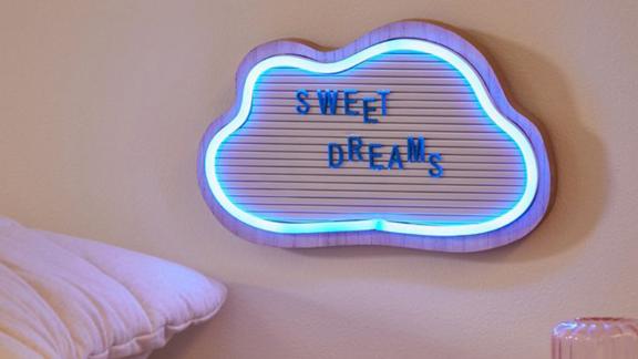 Brilliant Ideas Cloud Message Board LED Neon Sign