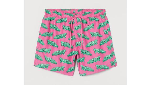 H&M Printed Swim Shorts