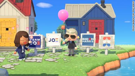 &#39;Animal Crossing&#39; players can deck their virtual yards with Joe Biden campaign signs