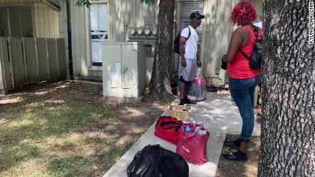 This Houston couple was among those evicted.