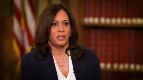 Harris says she won&#39;t trust Trump&#39;s word alone on a vaccine