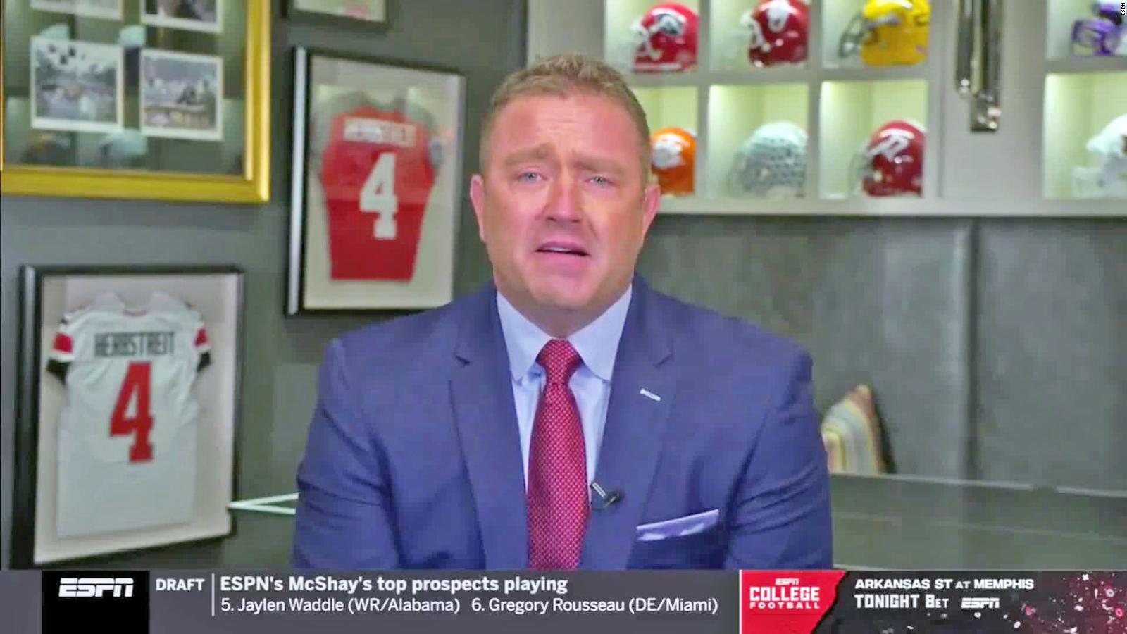 Kirk Herbstreit Of ESPN Breaks Down Discussing Social Injustice On Air ...