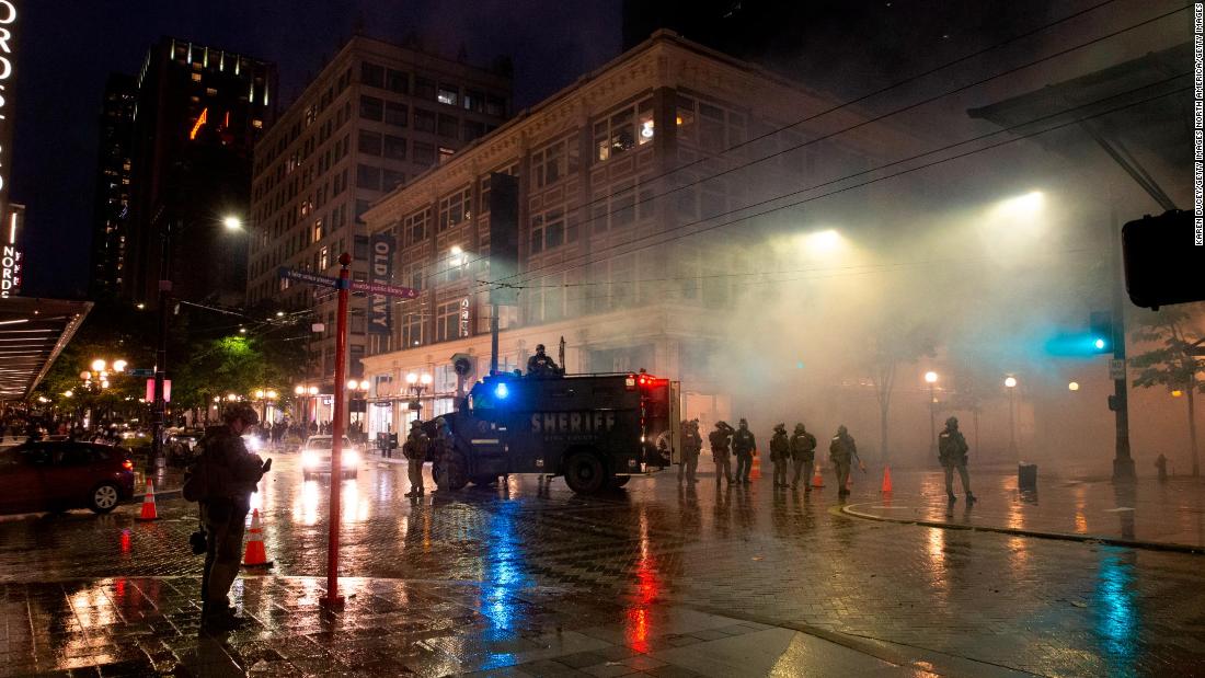 Man Charged With Stealing A Police Gun During Seattle Protests - CNN