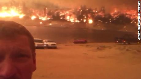 California camper who recorded his family&#39;s Creek Fire escape says airlift was an exhilarating surprise. &#39;We all thought we were goners&#39;