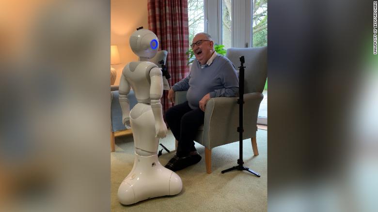 Talking robots could be used to combat loneliness and boost mental health in care homes