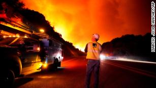 California wildfires: Fire chief says dozens of major blazes have state in &#39;dire situation&#39;