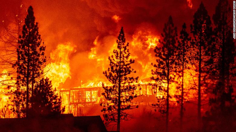 California fire burns 1000 acres every 30 seconds
