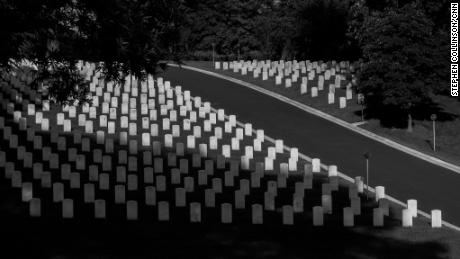Arlington National Cemetery in Virginia on May 30, 2020. (Stephen Collinson) 