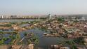 Drone footage shows Sudan inundated by water