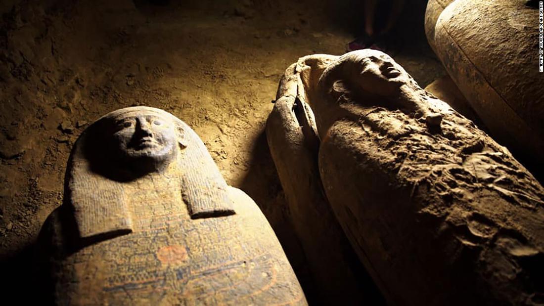 As Egypt's tourist sites reopen, archaeologists unearth 13 mysterious