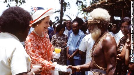 La reina Isabel II visitó las Islas Salomón en 1982. 
